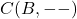 \mathsc{C}(B, --)