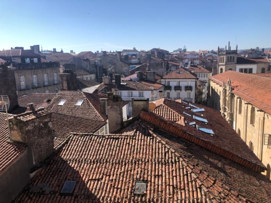 Above Santiago de Compostela from the Cathedral tour