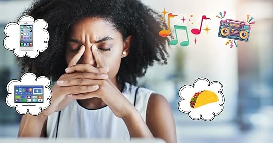 too much distraction while reading