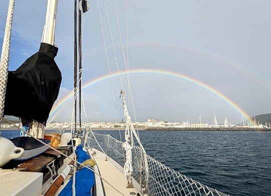 Rainbow over Praia da Vitoria