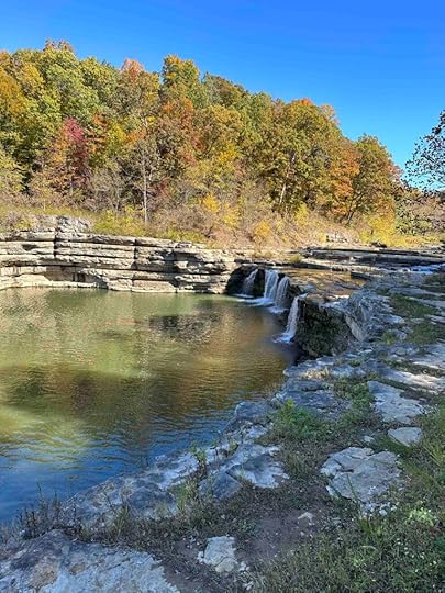 lower falls at Cataract Falls State Recreation Area