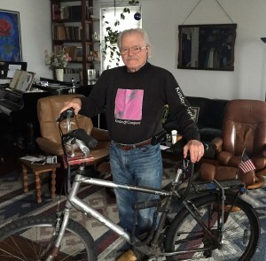 Ben with his Bike