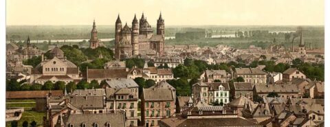 Worms, the Rhine, Germany, 1890