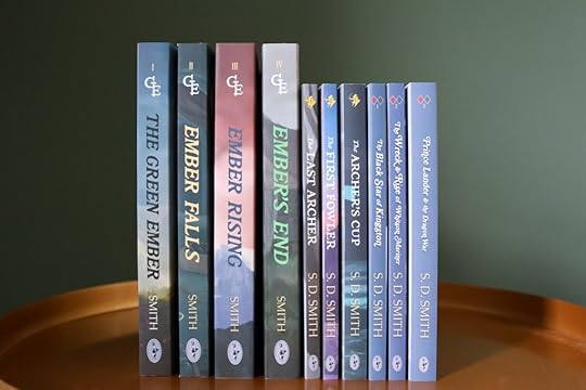 10 book green ember line up