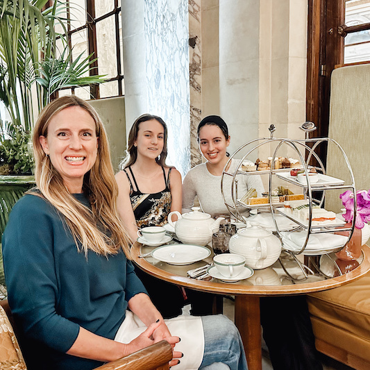 Afternoon tea at palm court