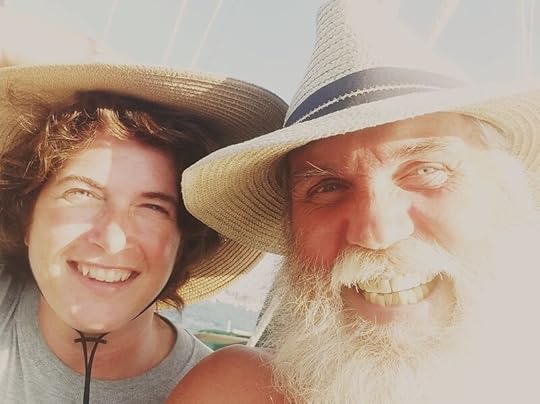 Us at anchor in Newport