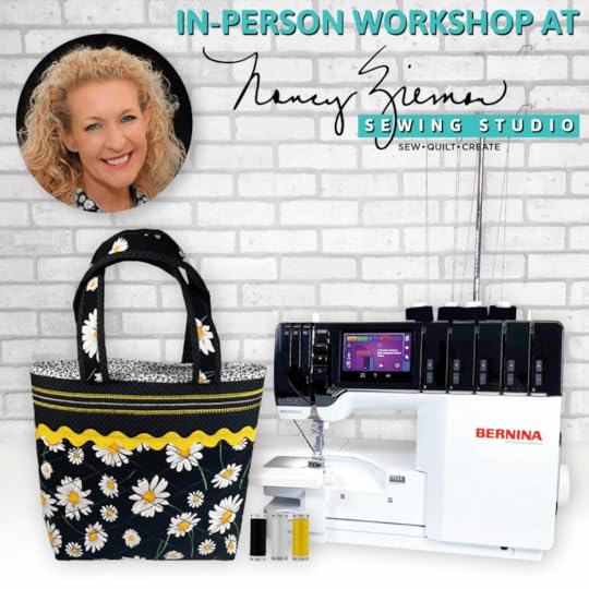 Clever Coverstithch Bag Workshop with Pam Mahshie at the Nancy Zieman Sewing Studio