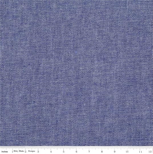 Chambray Indigo Fabric Available at Nancy Zieman Productions at ShopNZP.com