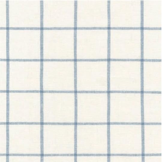 Essex Yarn Dyed Classic Wovens Sky Window Pane Fabric Available at Nancy Zieman Productions at ShopNZP.com