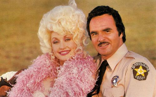 Dolly Parton and Burt Reynolds in The Best Little Whorehouse in Texas (1982)