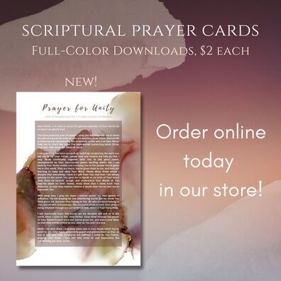 Prayer Card Digital Downloads Available in Our Store!