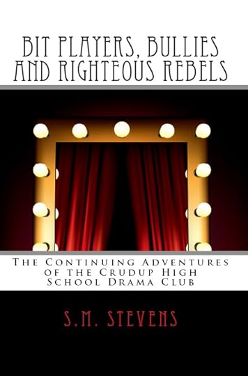 cover of second Bit Players book showing dressing room mirror and red curtain