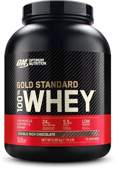 Optimum Nutrition Gold Standard 100% Whey Protein - Double Rich Chocolate -...