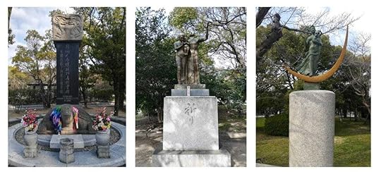 PEACE MEMORIAL PARK GROUNDS WITH MEMEORIALS TO THE VICTIMS OTHER THAN THE JAPANESE EG. KOREAN