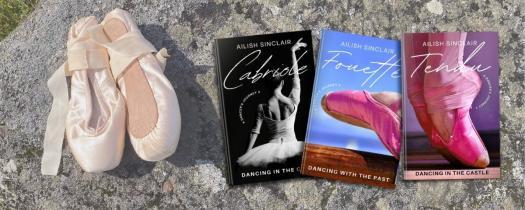 Contemporary Scottish Fiction on the flat stone of Aikey Brae Stone Circle