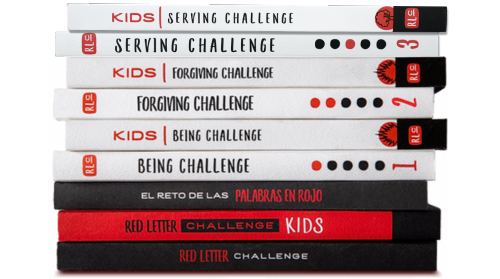 9 Challenge Books Stacked