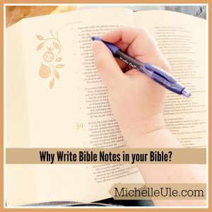 Bible note taking