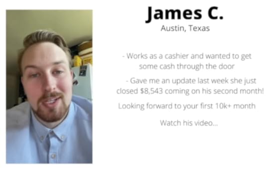 ai side hustle review student result james c.