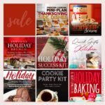 collage of holiday sale items.