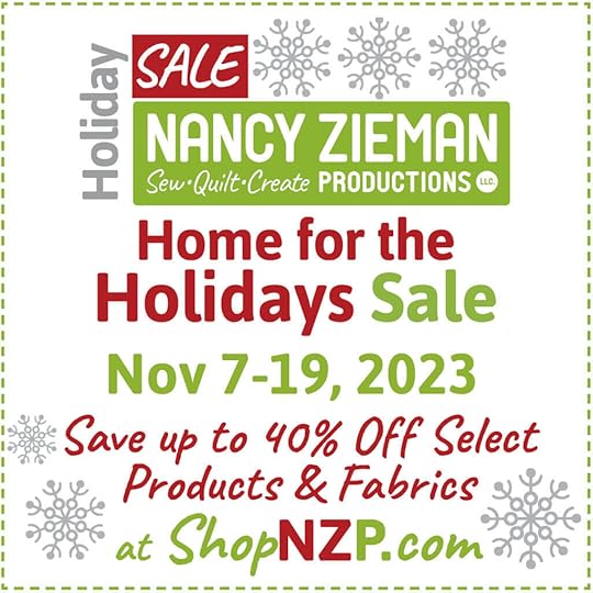 ShopNZP.com Home for the Holidays Sale Nov 7-19, 2023 at Nancy Zieman Productions