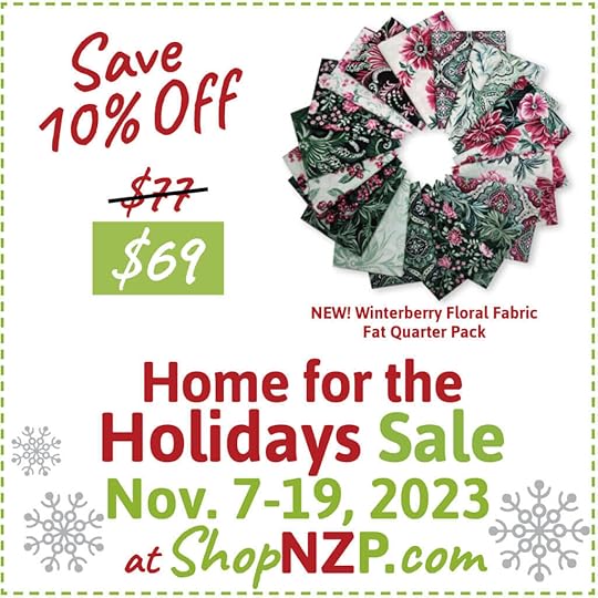 ShopNZP.com Home for the Holidays Sale Nov 7-19, 2023 at Nancy Zieman Productions