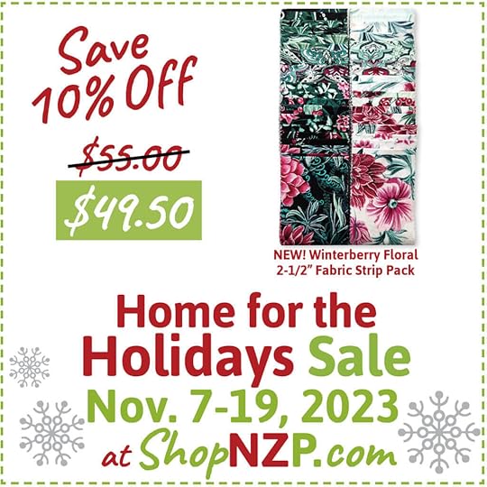 ShopNZP.com Home for the Holidays Sale Nov 7-19, 2023 at Nancy Zieman Productions