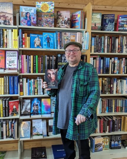 Me at The Book & Nook in Warwick with The Calm in the Storm