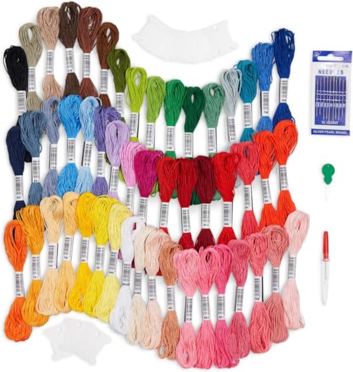 Embroidery thread with Amazon link