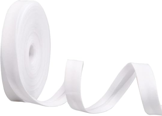 A reel of bias binding tape with an Amazon link