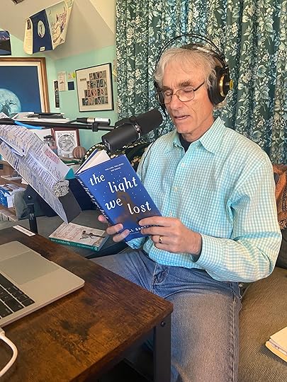 T. A. Barron recording podcast, reading Jill Santopolo's book, 