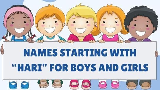 Names Starting With Hari For Boys And Girls