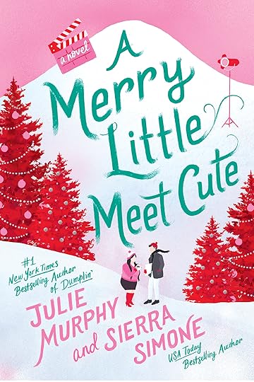 Cover of Merry Little Meet Cute, wintry themed and cheery.