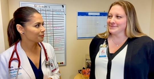 Dr. Tooba Kazmi and Patient Services Manager Lauren Thayer of Yale New Haven Health