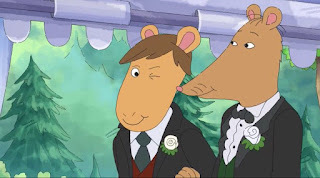 Arthur goes gay with Ratburn's wedding