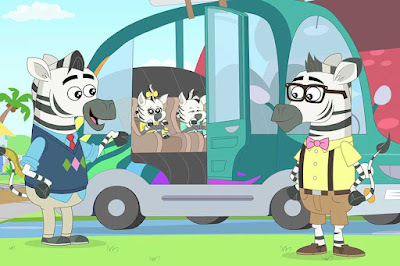 Chip and Potato - LGBTQ content, two dad zebra family