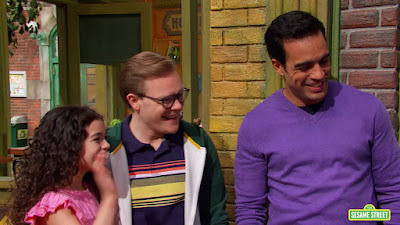 Sesame Street's first gay couple, Dave and Frank