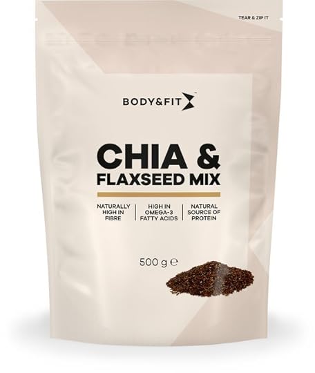 Body & Fit Omega 3, Chia- & Flaxseed Mix - Superfood - Zaden- en Pittenmix -...