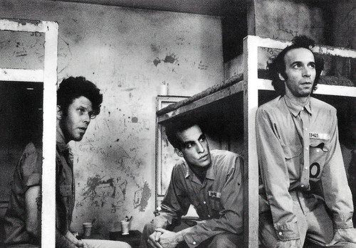 Tom Waits, John Lurie and Roberto Benigni in Down By Law (1986)