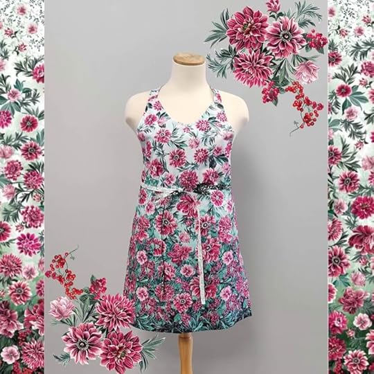 NEW! Winterberry Floral Fabric Collection Plus NEW! Mary Mulari's Winterberry Hipster Apron Kit