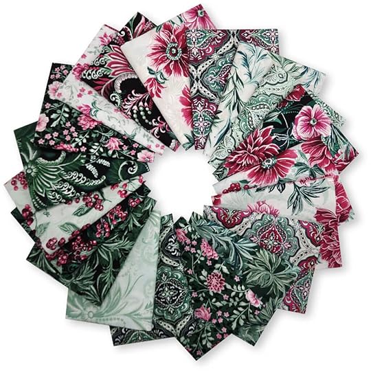 Winterberry Floral Fabric Collection Plus NEW! Mary Mulari's Winterberry Hipster Apron Kit