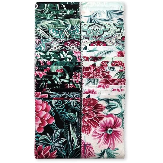 Winterberry Floral Fabric Collection Plus NEW! Mary Mulari's Winterberry Hipster Apron Kit