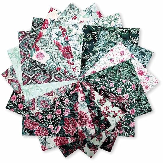 Winterberry Floral Fabric Collection Plus NEW! Mary Mulari's Winterberry Hipster Apron Kit