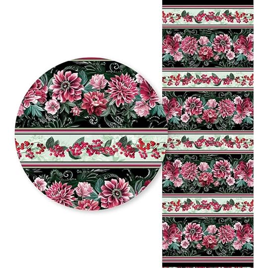 Winterberry Floral Fabric Collection Plus NEW! Mary Mulari's Winterberry Hipster Apron Kit