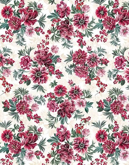 Winterberry Floral Fabric Collection Plus NEW! Mary Mulari's Winterberry Hipster Apron Kit