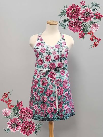 Winterberry Floral Fabric Collection Plus NEW! Mary Mulari's Winterberry Hipster Apron Kit