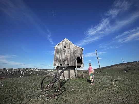 The wooden mill in Besalma, Moldova