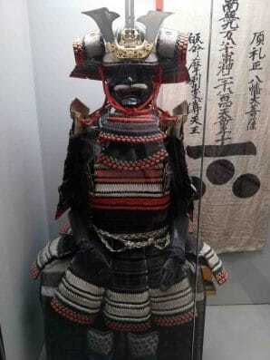 Hiroshima Castle Samurai exhibit