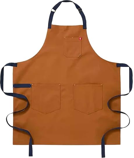 A brown Hedley and. Bennet apron.