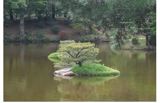 tree island in the pond