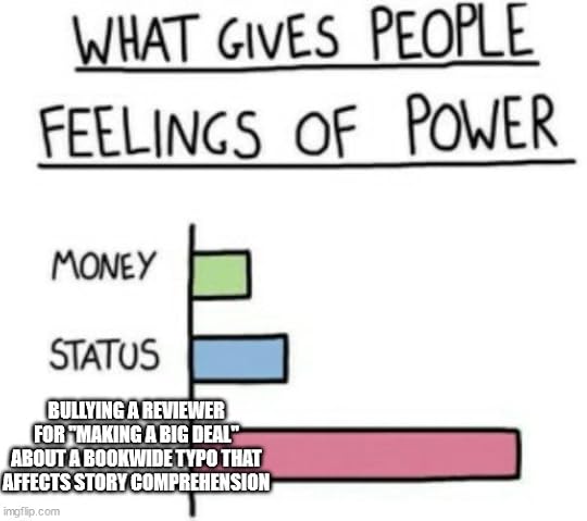 What gives people feelings of power meme. Money, status, and bullying a reviewer for
